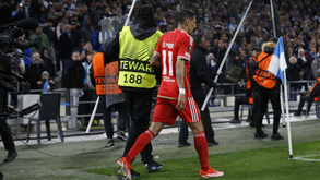 Marselha-Benfica: Di María teve proteção nos pontapés de canto