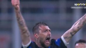O golo de Acerbi que deixa o Inter Milão mais perto do título