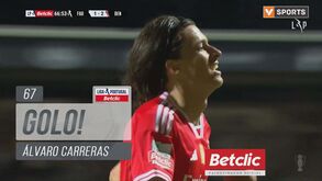 Carreras estreia-se a marcar pelo Benfica e como jogador sénior