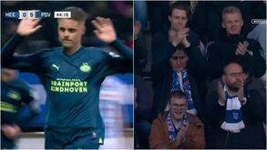 Heerenveen-PSV: Veerman marcou à antiga equipa, não festejou e adeptos aplaudiram o gesto