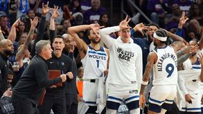 Timberwolves a um passo da segunda ronda dos playoffs da NBA