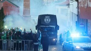 De Sul a Norte: Onda Verde voltou a dizer 'presente' na chegada do Sporting a Gaia