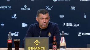 Sérgio Conceição felicita Villas-Boas e garante: «Estou disponível para falar com quem quer que seja»