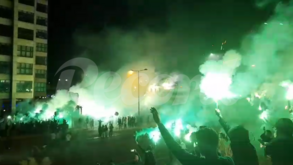 Impressionante: a receção apoteótica dos adeptos ao Sporting na chegada a Alvalade após o clássico