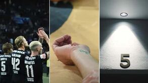 A comunhão entre plantel e adeptos, o estado da mão de Nuno Santos e o número 5: Sporting mostra bastidores do empate no Dragão