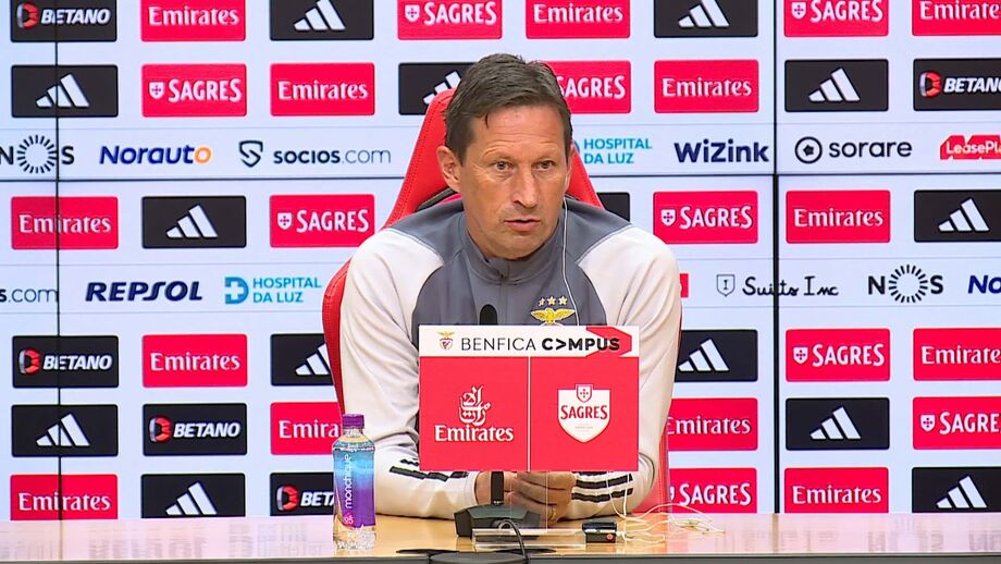 "Espero que no final no jogo ninguém fale da arbitragem", disse o treinador do Benfica