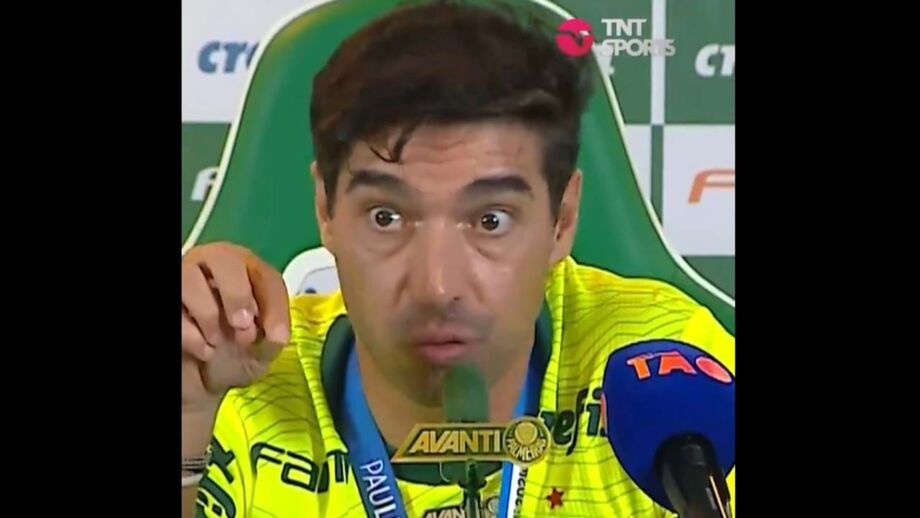Treinador do Palmeiras depois da conquista do Paulistão