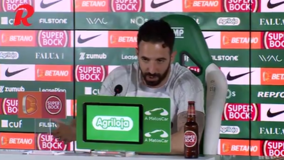 Treinador do Sporting fala na aposta feita pelo clube