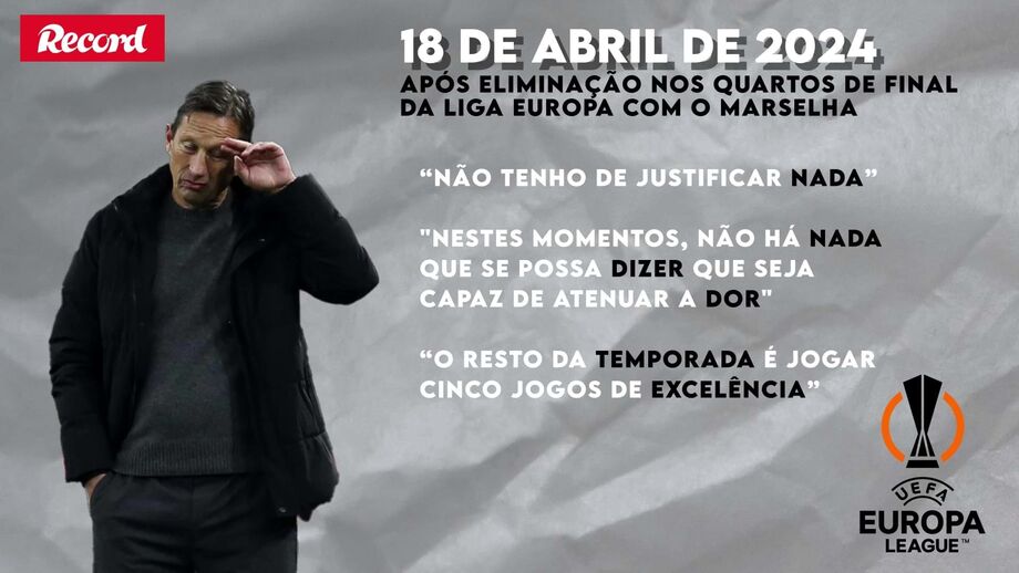 Recorde os discursos do treinador do Benfica em momentos decisivos da temporada