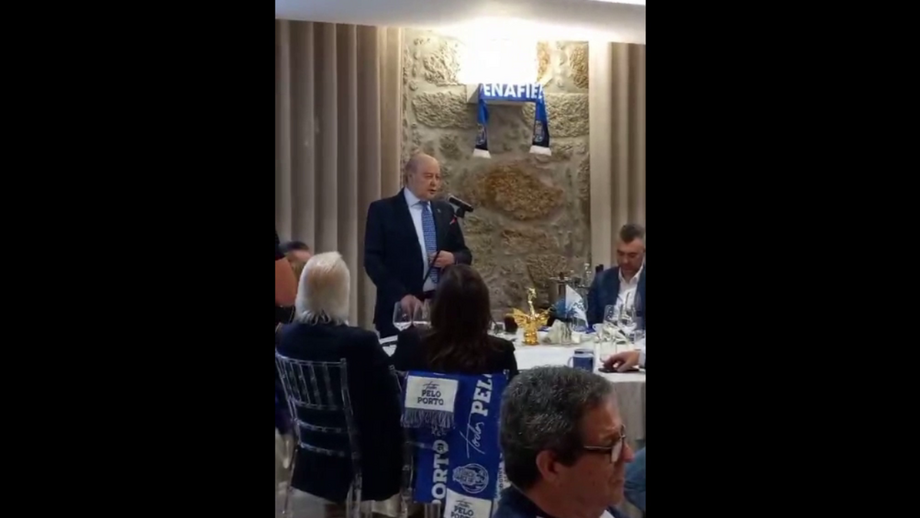 Presidente portista deixou agradecimentos ao gestor, que integra a sua lista às eleições