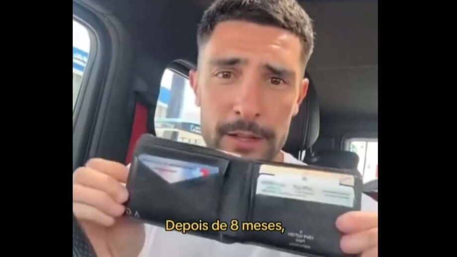 Álvaro González gravou um vídeo a relatar o sucedido