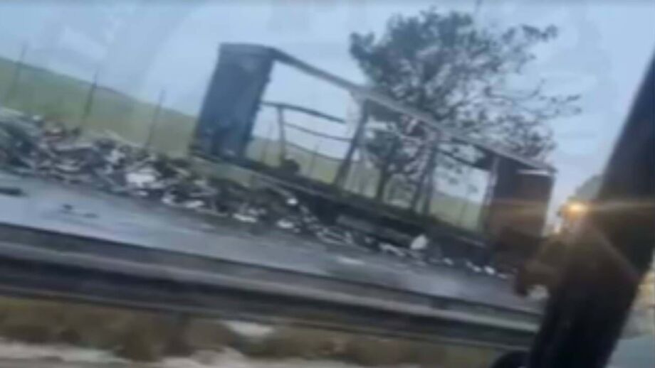 Importante via de acesso à capital esteve cortada no sentido norte-sul até perto das 9 da manhã