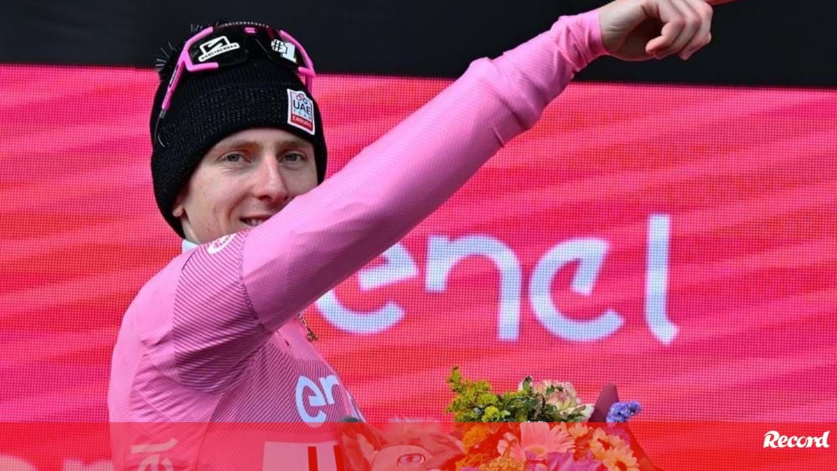 A camisola rosa ainda não se equipara às vitórias no Tour para Pogacar