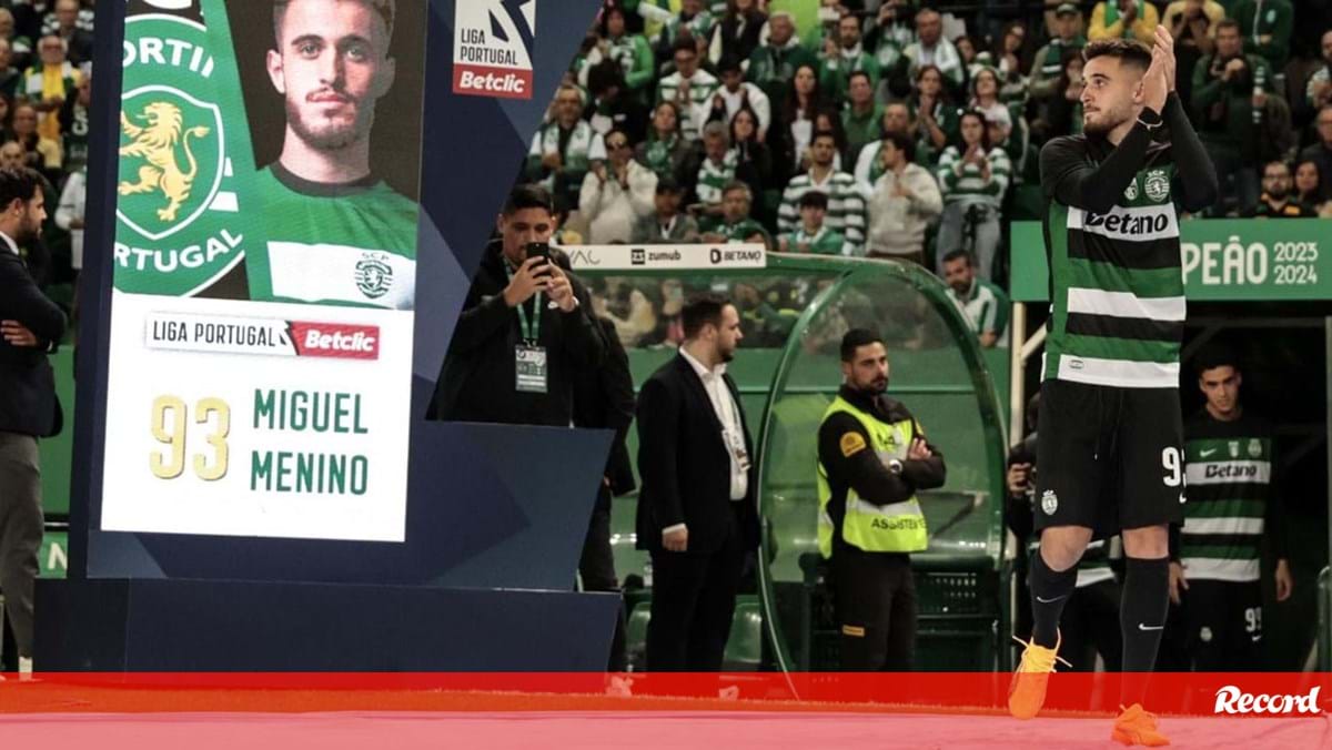 Miguel Menino e o sonho da estreia pelo Sporting: «Se calhar era a semana em que menos esperava"