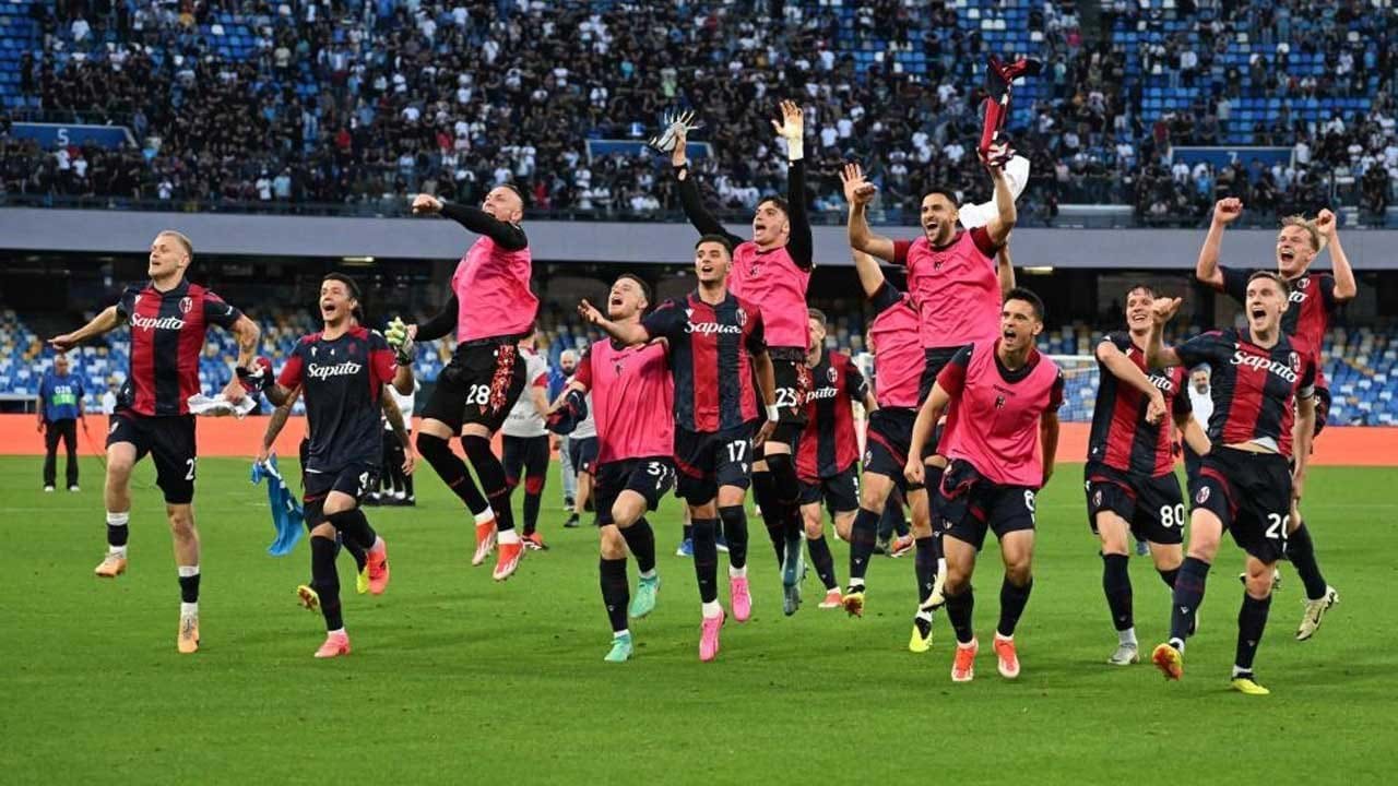 Bolonha vence em Nápoles e sobe provisoriamente ao terceiro lugar da Serie  A - Itália - Jornal Record