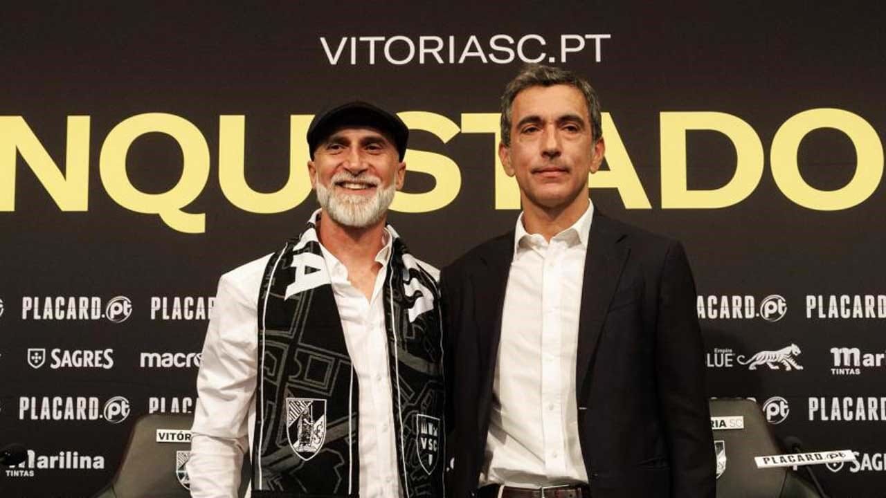 Álvaro Pacheco e António Miguel Cardoso no dia da apresentação