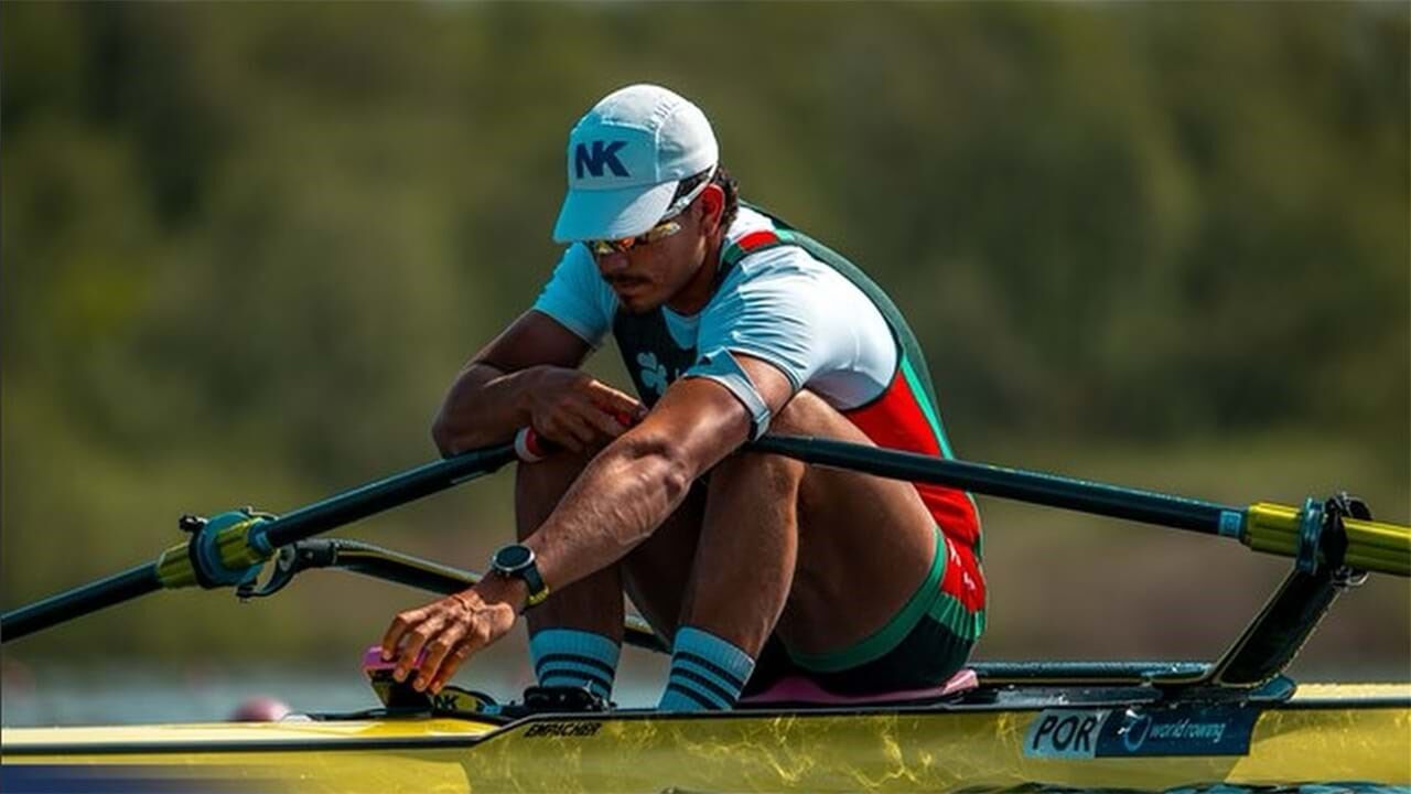 André Pinto (na foto) e Afonso Santos venceram a regata de repescagem