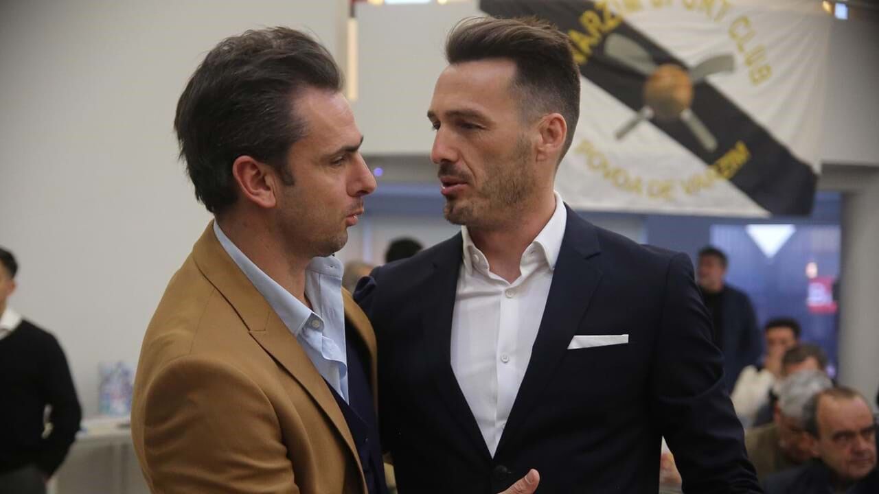 Hélder Postiga apadrinhou presidente Ricardo Nunes