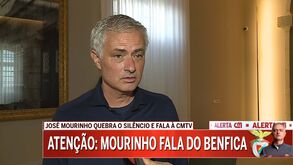 Mourinho sobre o Benfica: «São rumores que estragam a minha qualidade de vida»