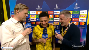 Carragher bebeu umas cervejas (a mais?) e aconteceu isto na flash interview