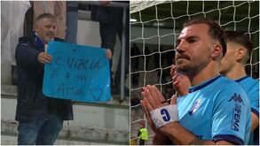 Jogadores do Vizela encararam adeptos e pediram desculpa: capitão Samu foi o rosto da desilusão