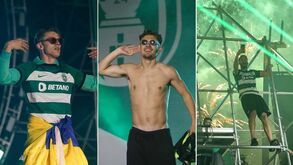 Pote e Gyökeres reis da festa: como o Sporting celebrou com milhares de adeptos no Marquês