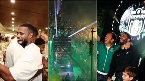 Nos bastidores do título do Sporting: imagens inéditas da festa ao jantar, no autocarro e no Marquês