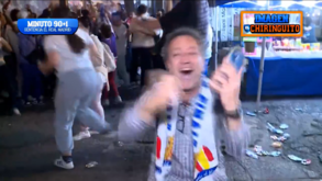 Adepto do Real Madrid voltou a sair antes da remontada e acabou a celebrar como um 'louco'