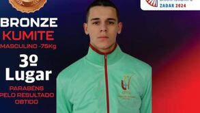 Tiago Duarte conquista bronze no Europeu de karaté