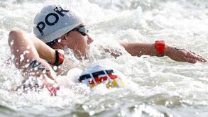 Angélica André e Diogo Cardoso vencem 10 km do Nacional de águas abertas