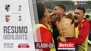 O eletrizante V. Guimarães-Sp. Braga visto em 60 segundos