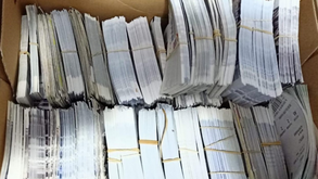 PSP mostra material apreendido no âmbito das buscas da Operação Bilhete Dourado