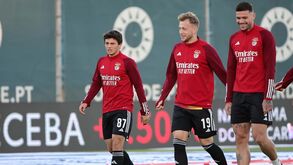 O onze do Benfica para o jogo com o Rio Ave