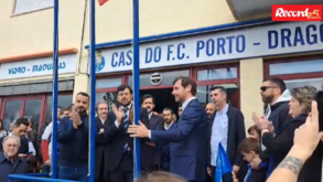 Assim foi a chegada de André Villas-Boas à Casa do FC Porto de Resende