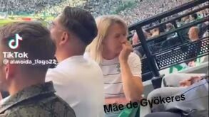 Mãe de Viktor Gyökeres não quis ver o filho converter penálti frente ao Chaves