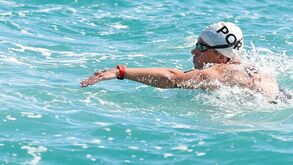 Angélica André nona na Taça do Mundo de Golfo Aranci de águas abertas