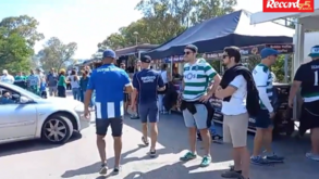 Jamor já mexe: adeptos de Sporting e FC Porto fazem a festa... juntos