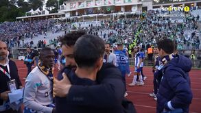 Desilusão no banco, o apoio de Varandas e o abraço a Conceição: assim reagiu Amorim à derrota na final da Taça