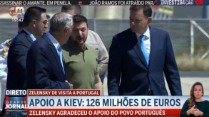 CMTV lidera de forma clara no dia da visita de Zelensky