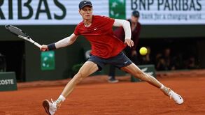 Jannik Sinner nos oitavos de final de Roland Garros