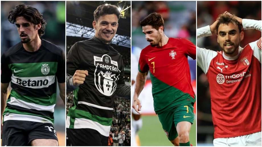 Comparativo: o que fizeram Trincão, Pote, Pedro Neto e Ricardo Horta esta temporada