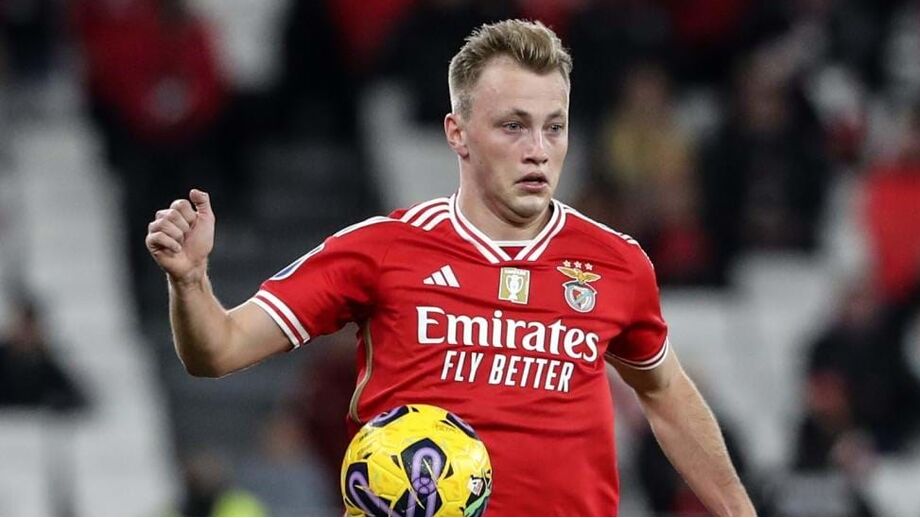 Tengstedt em ação pelo Benfica