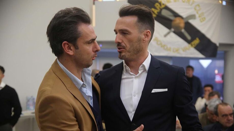 Hélder Postiga apadrinhou presidente Ricardo Nunes