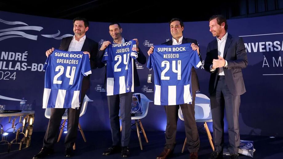 João Borges, José Luis Andrade e Tiago Madureira