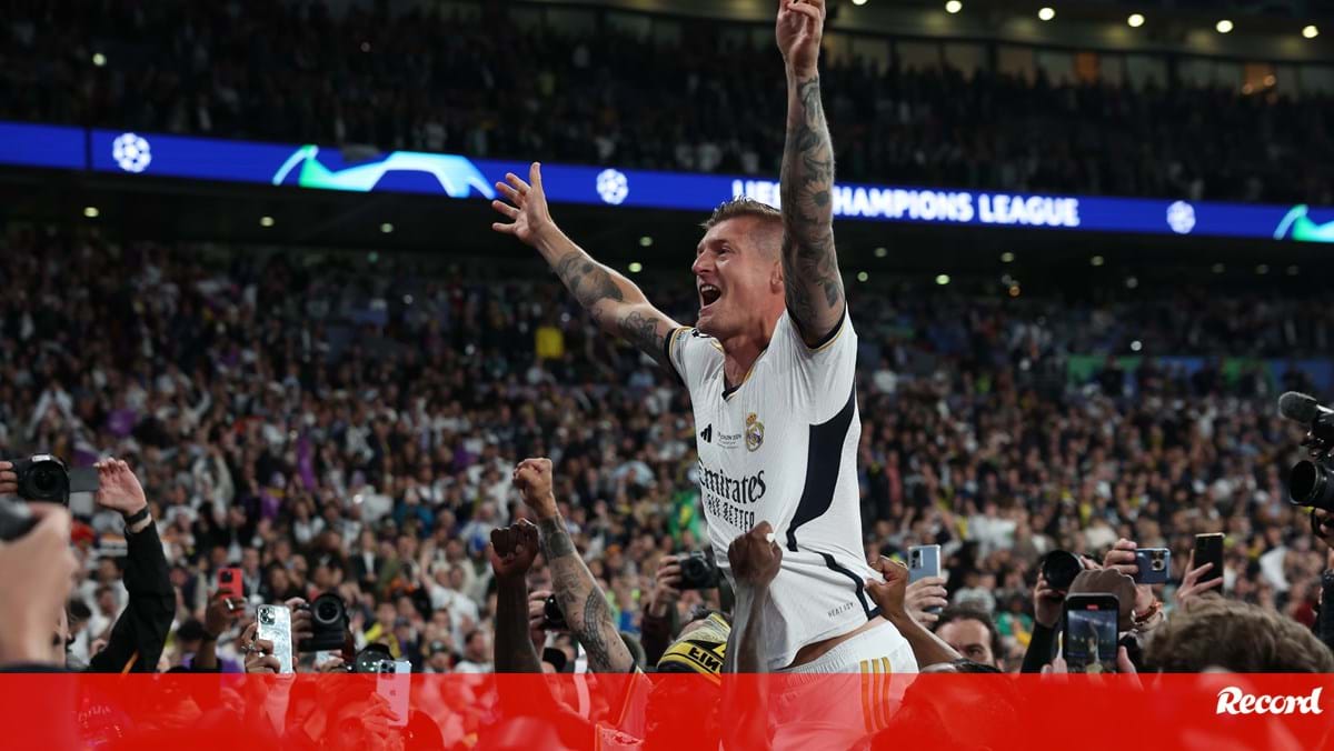 Toni Kroos despede-se em grande do Real Madrid: as imagens de uma noite que não vai esquecer