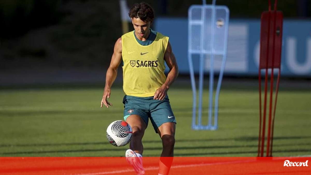 João Félix ausente do treino da Seleção Nacional com dores no pescoço