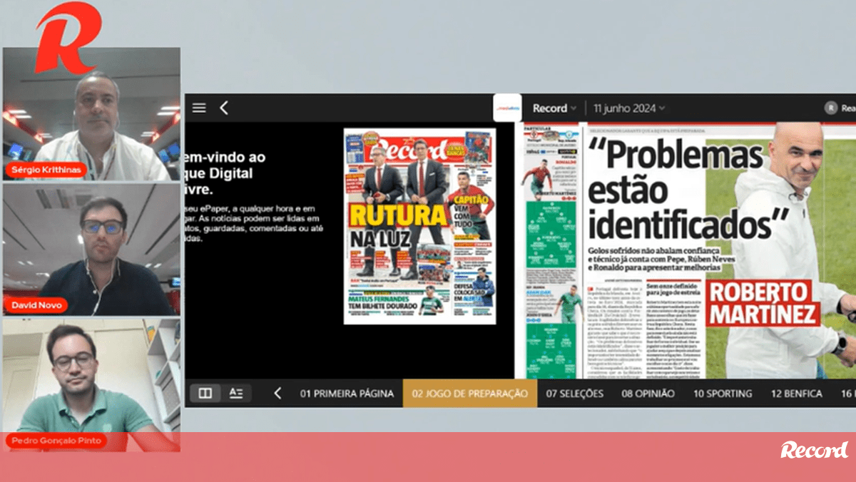 Manhã Record: Portugal faz último teste antes do Euro'24, os detalhes das guerras internas no Benfica e Mateus Fernandes pronto para o Sporting