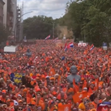 Mar laranja no Euro'2024: adeptos holandeses levam Hamburgo à loucura