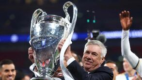 Carlo Ancelotti: «Habituados a ganhar a Champions? Nunca...»