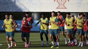 As imagens do primeiro treino da Seleção Nacional no arranque dos trabalhos para o Euro'2024